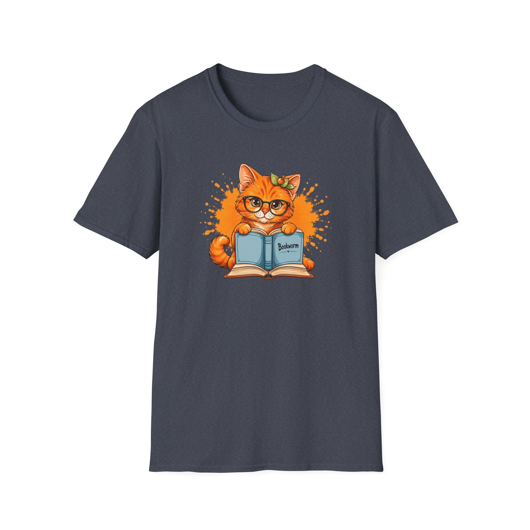 Bookworm Cat T Shirt