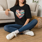 Heart Shape Book T Shirt