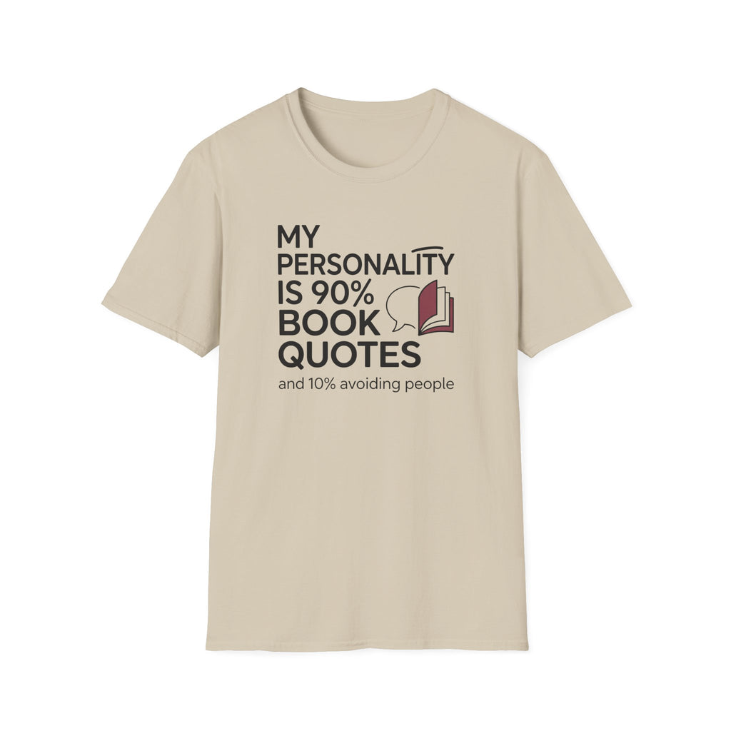 90% Book Quotes T Shirt