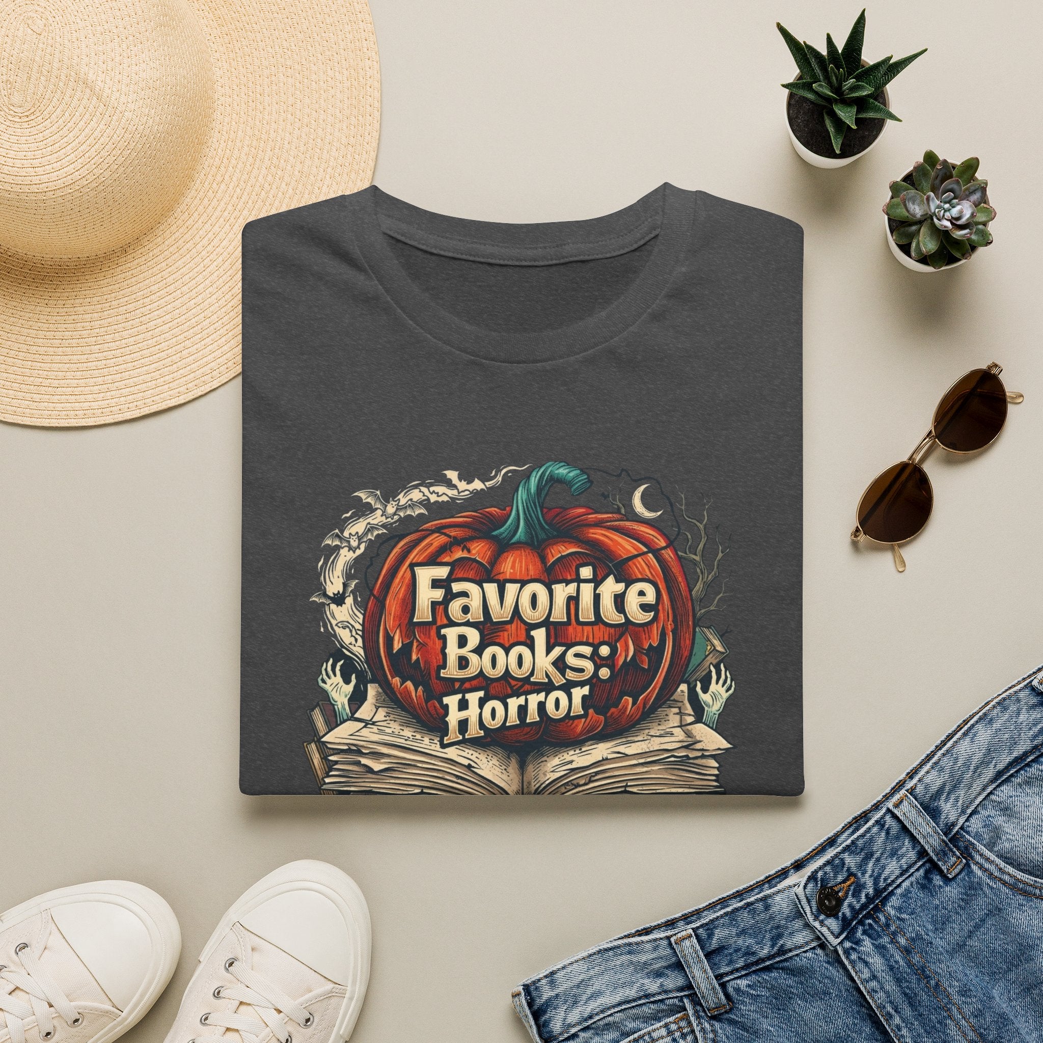 Favorite Book is Horror T Shirt