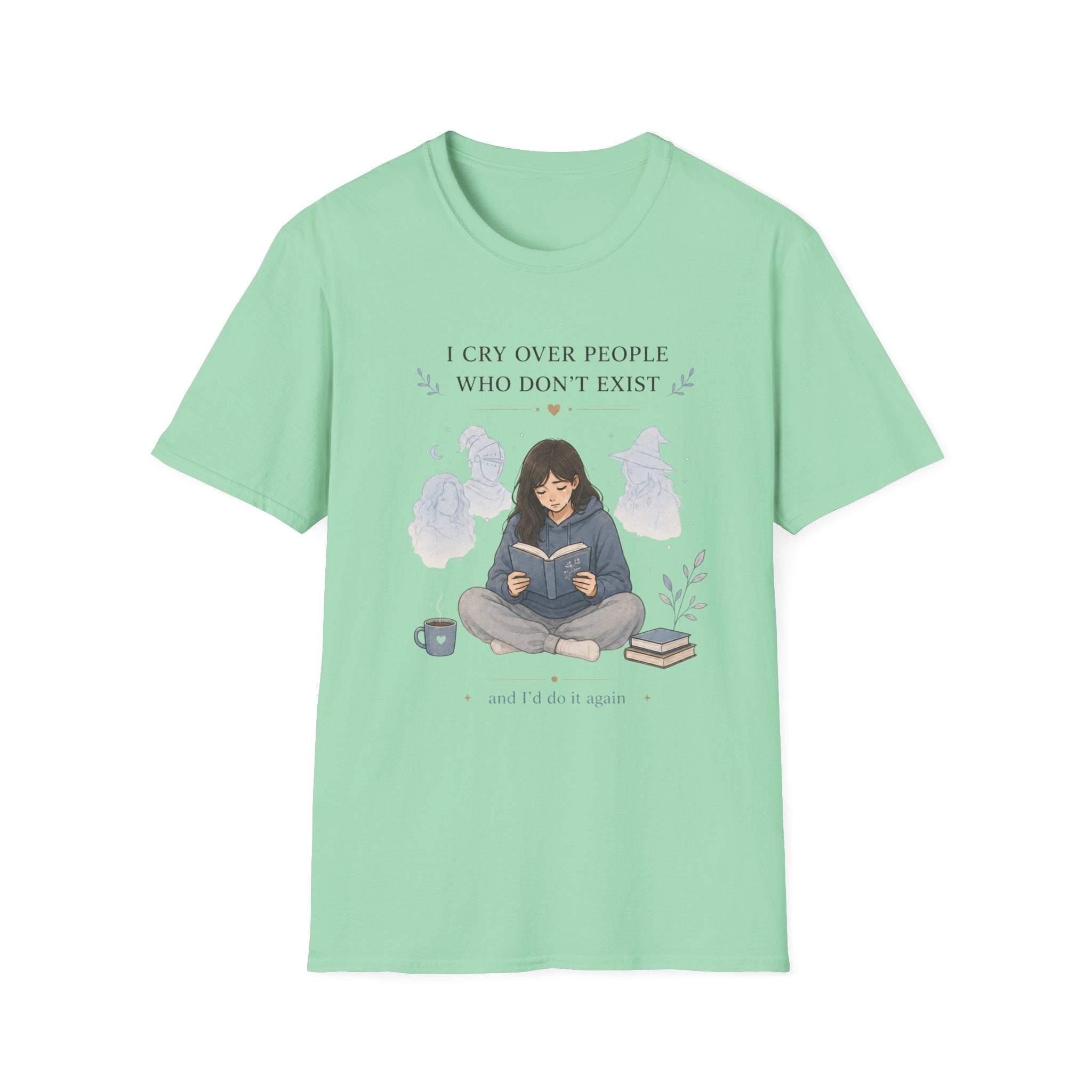 Girl Crying Over A Book T Shirt