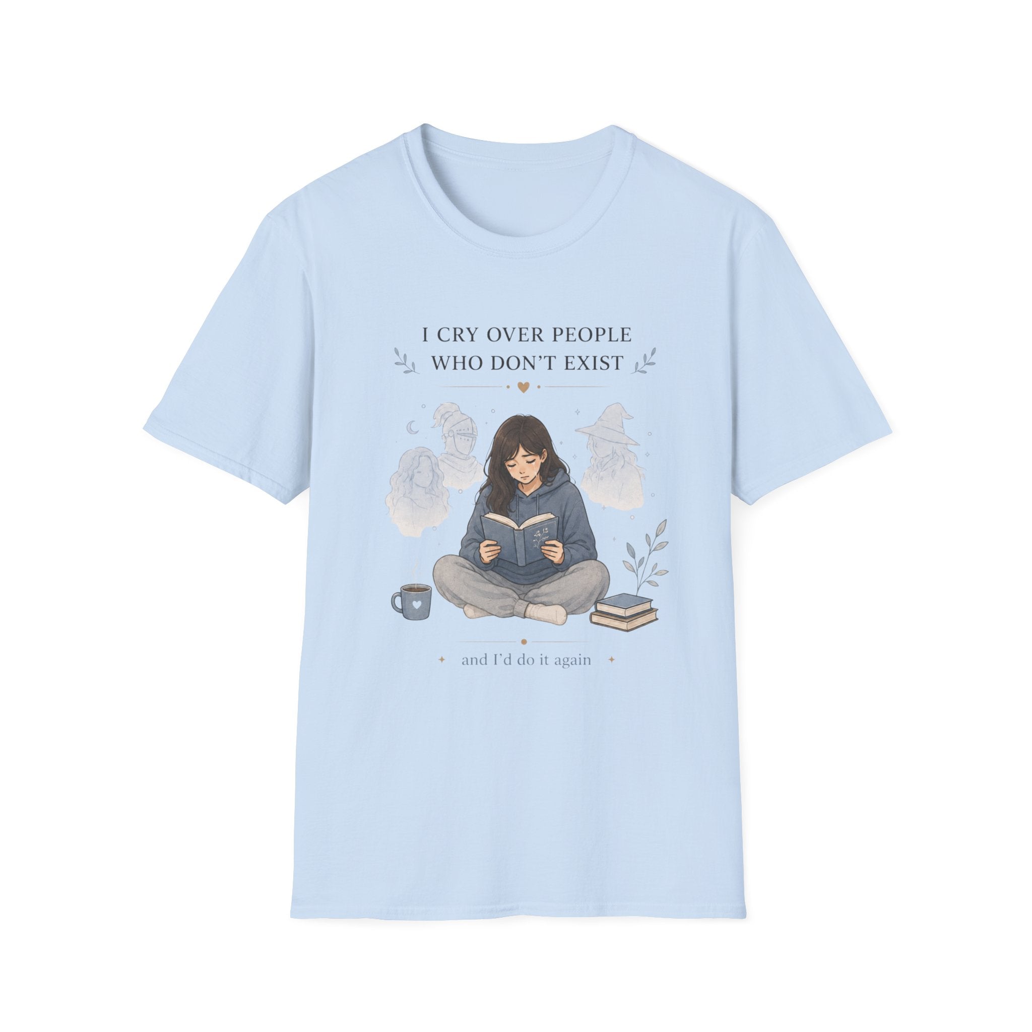 Girl Crying Over A Book T Shirt
