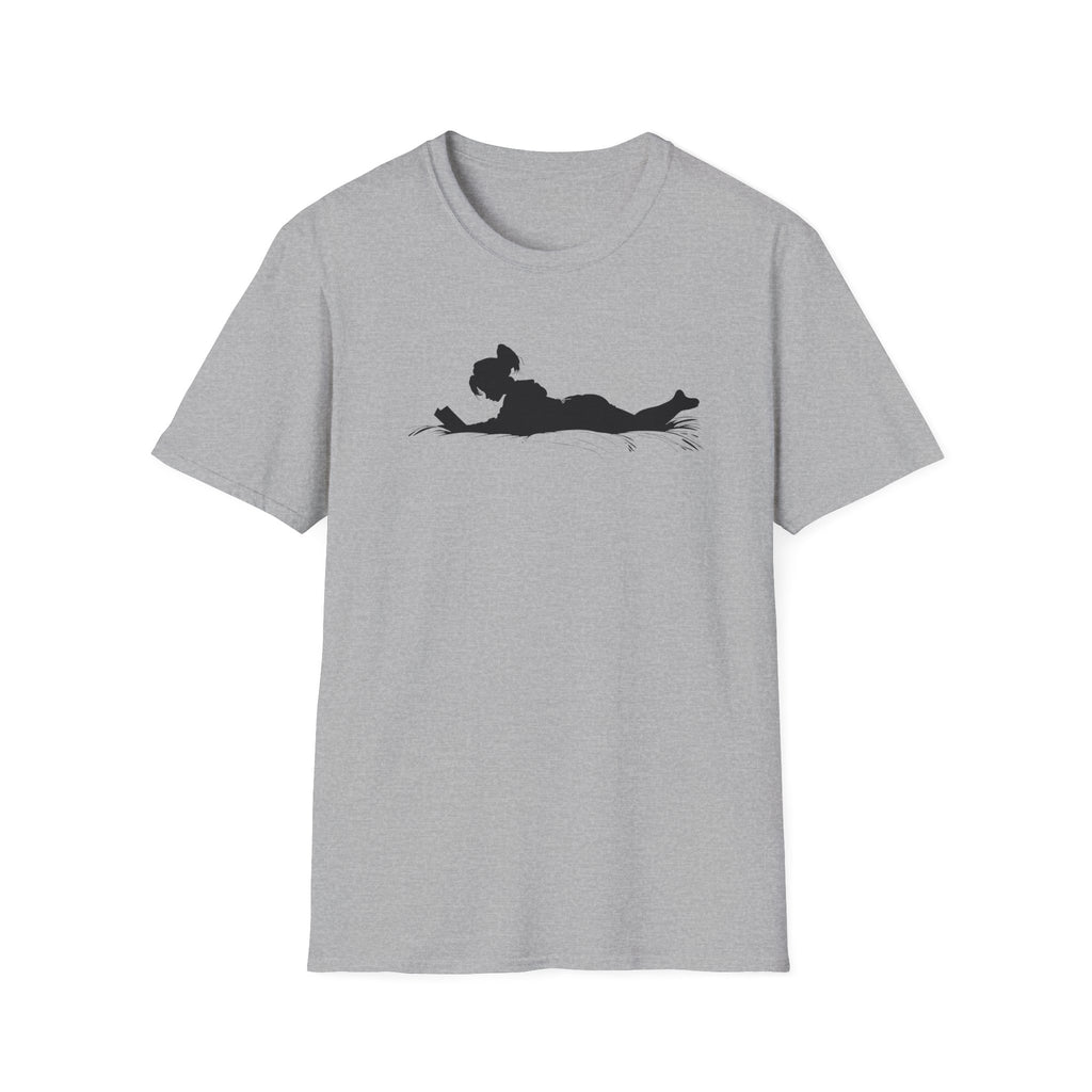 Female Silhouette Reading T Shirt