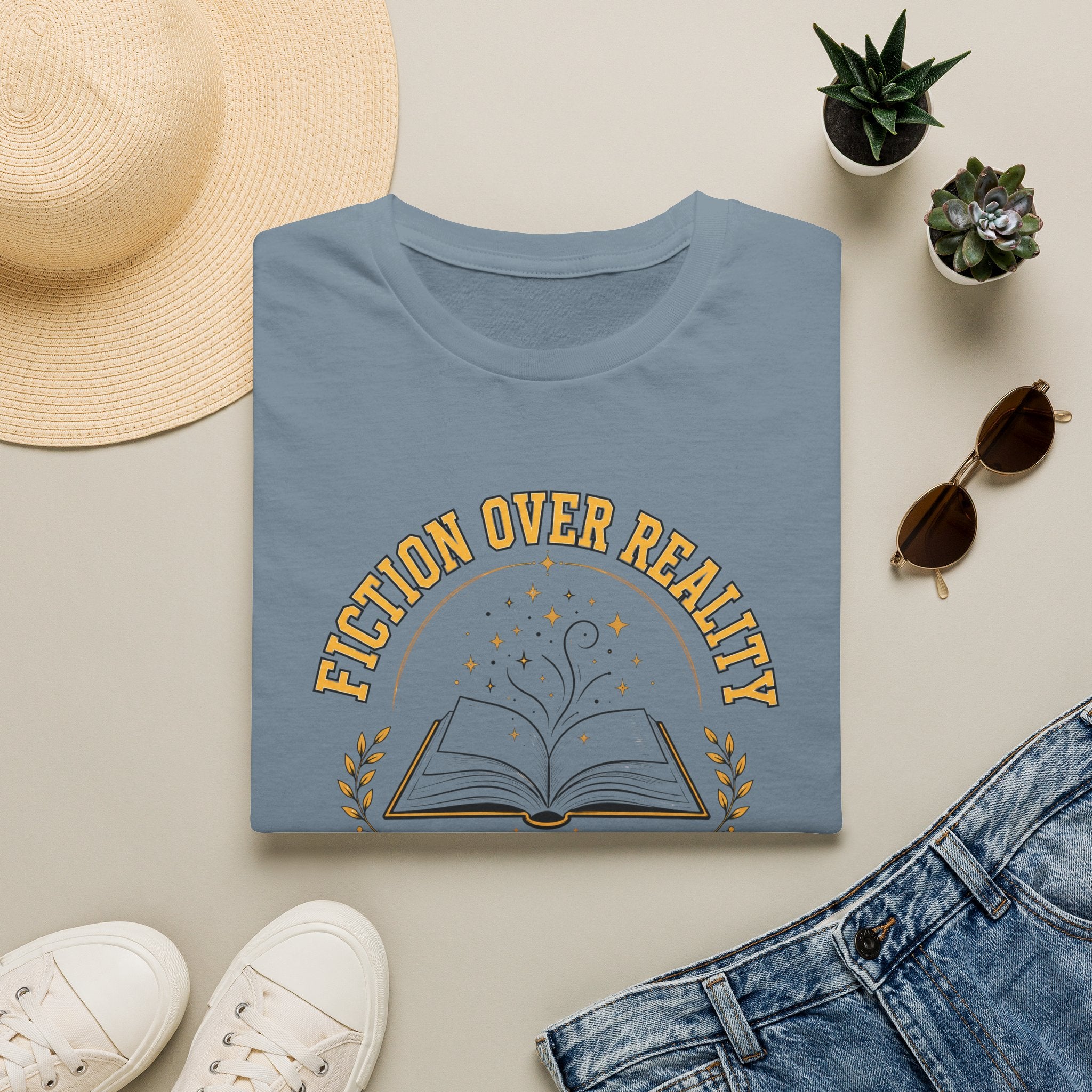 Fiction Over Reality T Shirt