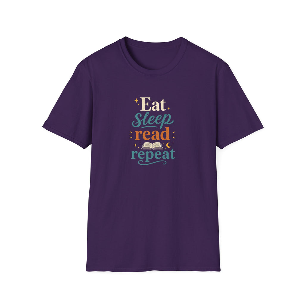 Eat Sleep Read Repeat T Shirt
