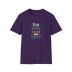 Eat Sleep Read Repeat T Shirt