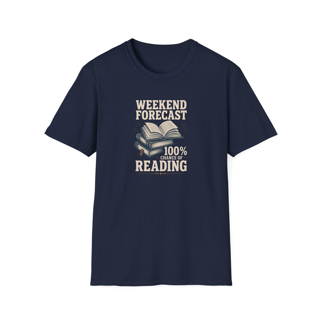 100% Chance of Reading T Shirt