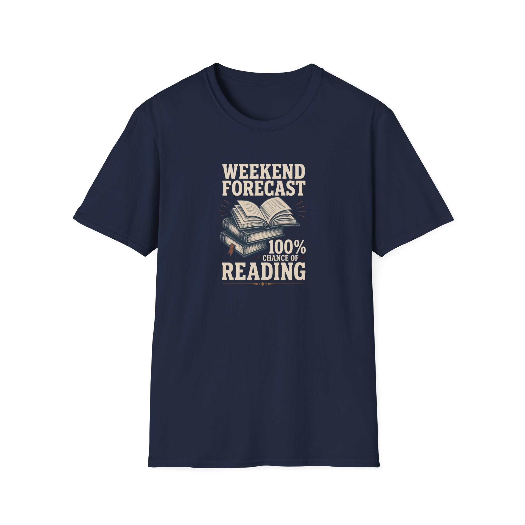 100% Chance of Reading T Shirt