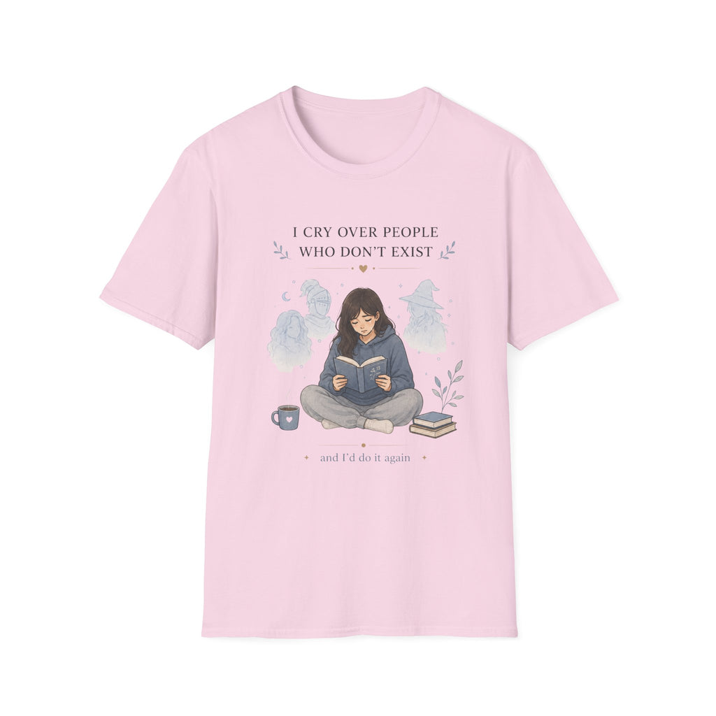 Girl Crying Over A Book T Shirt
