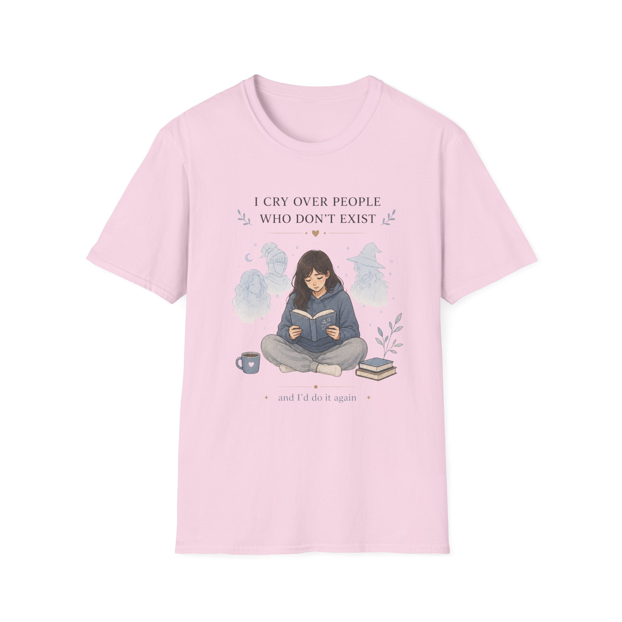 Girl Crying Over A Book T Shirt