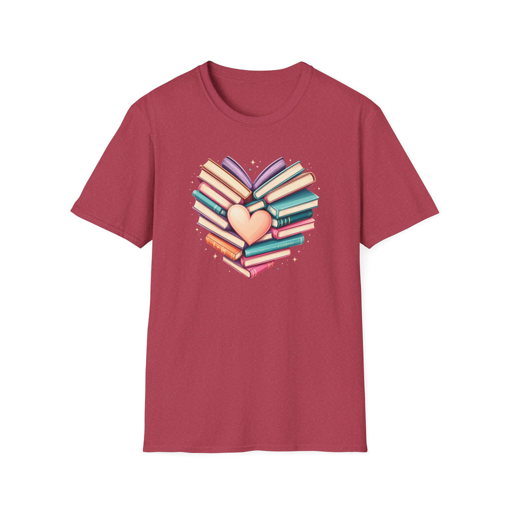 Heart Shape Book T Shirt
