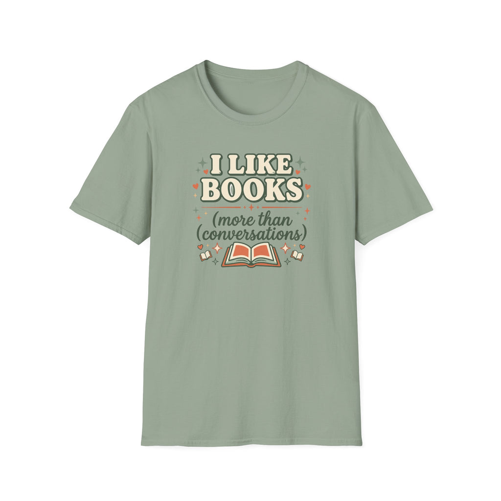 I Like Books T Shirt