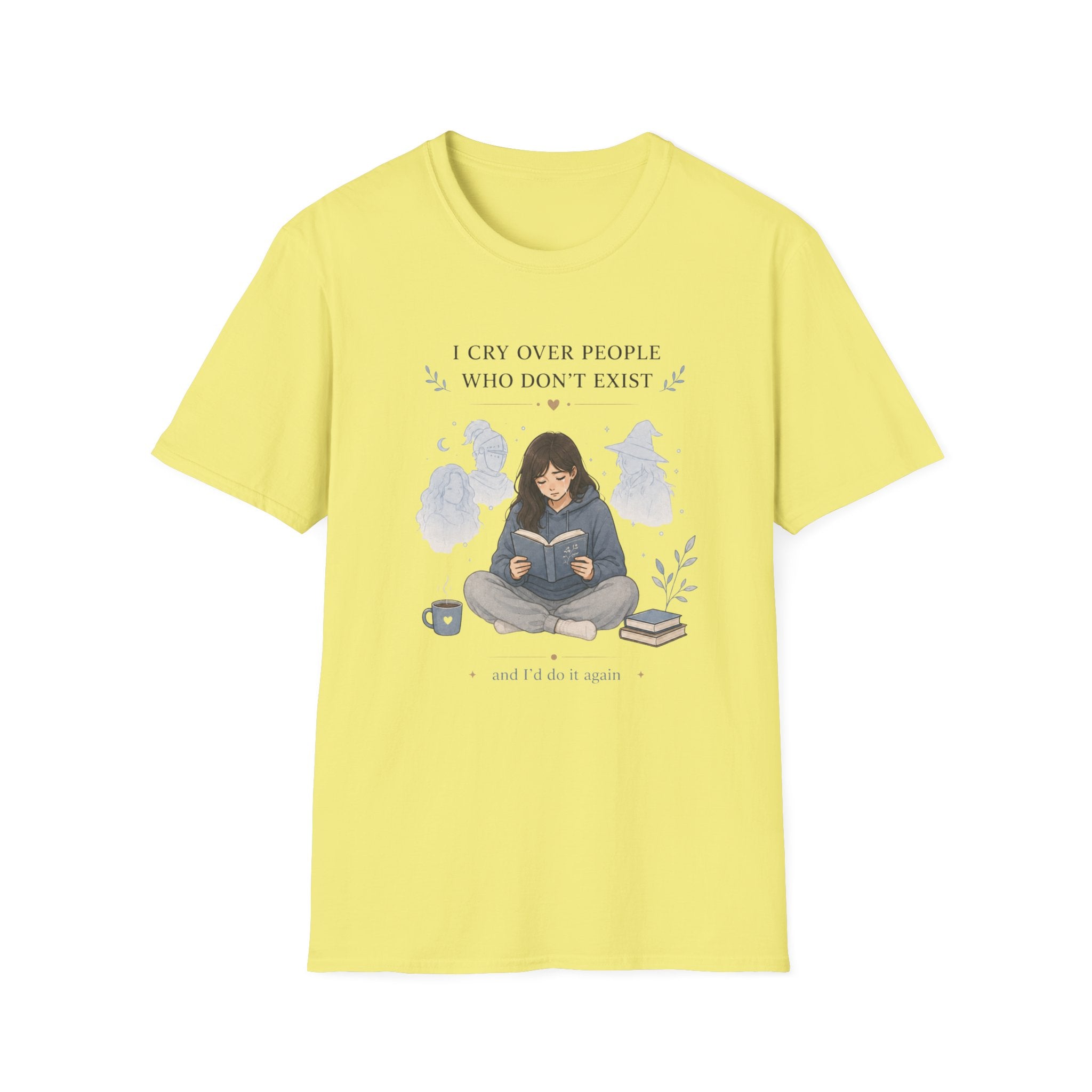 Girl Crying Over A Book T Shirt
