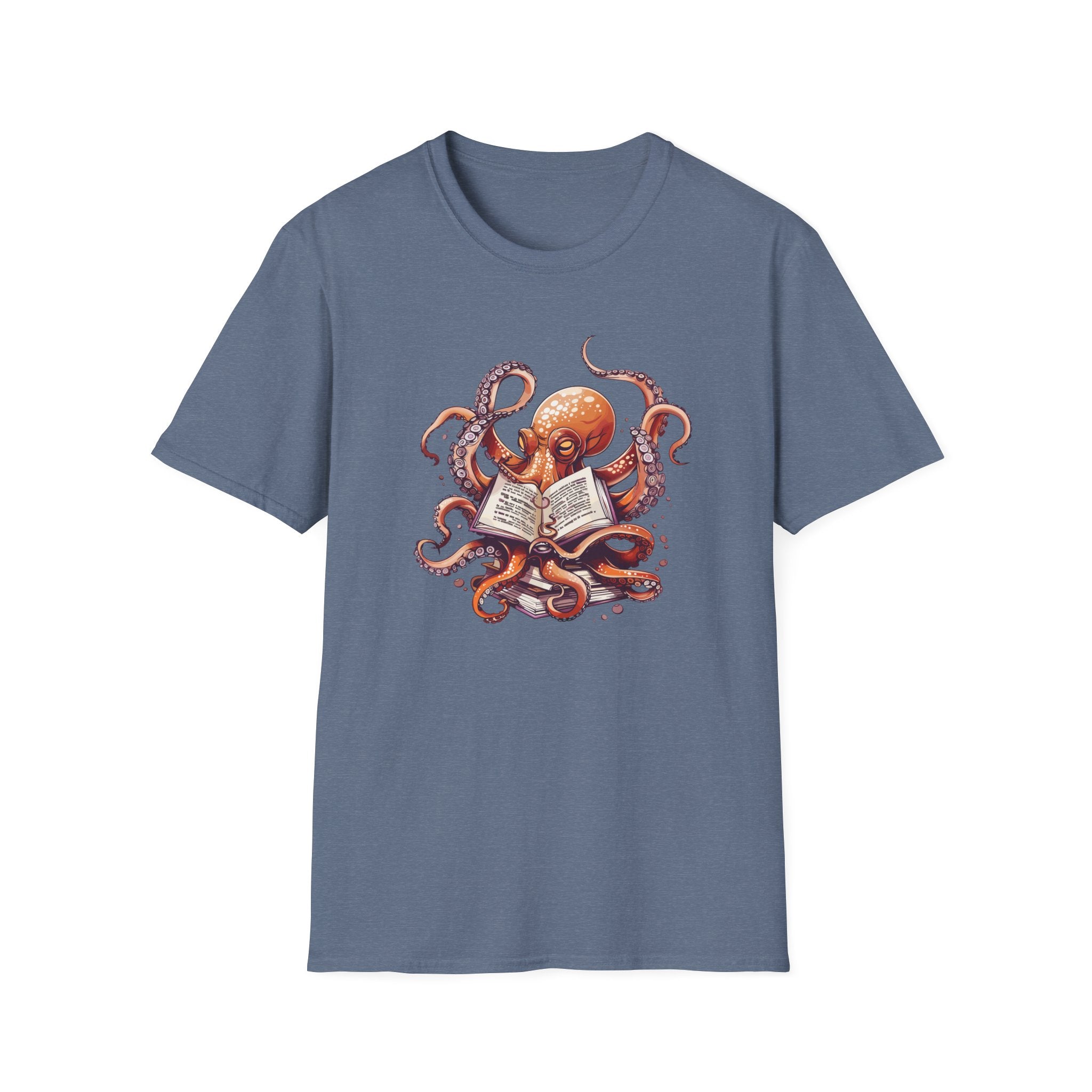 Reading Octopus T Shirt