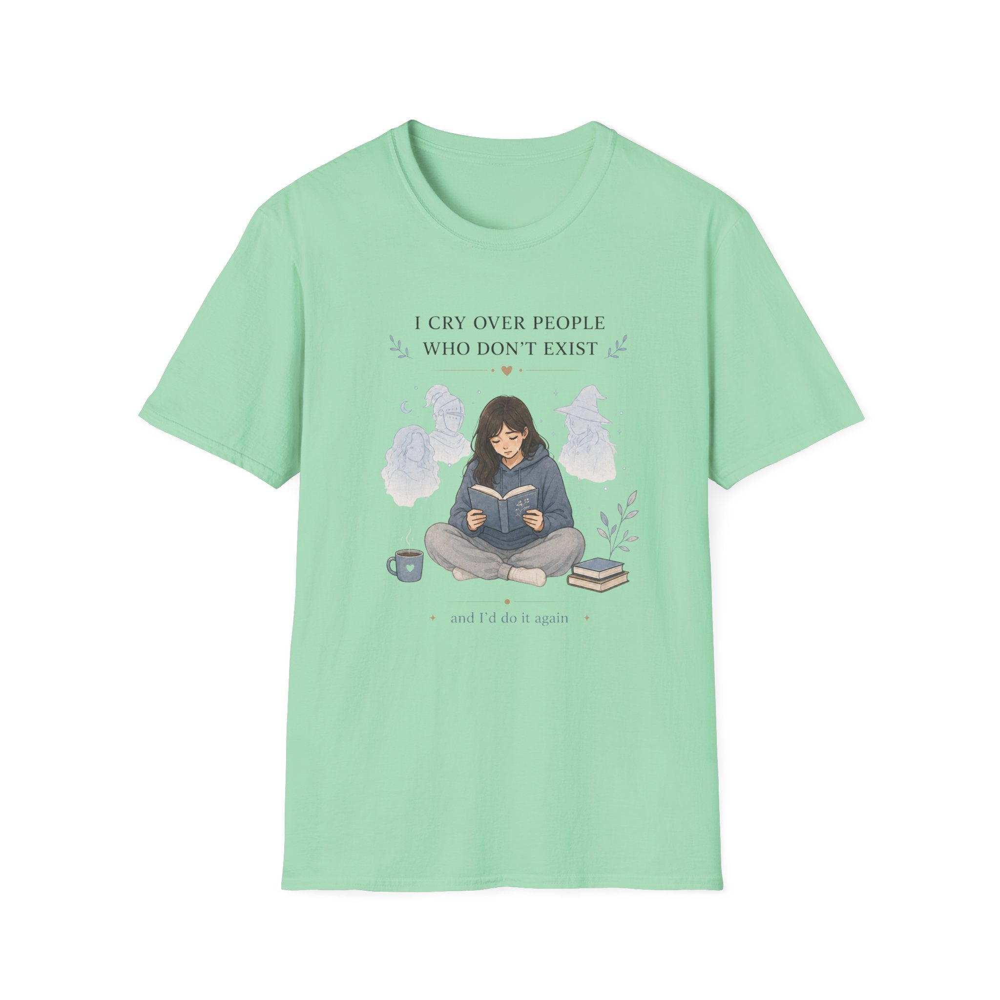 Girl Crying Over A Book T Shirt