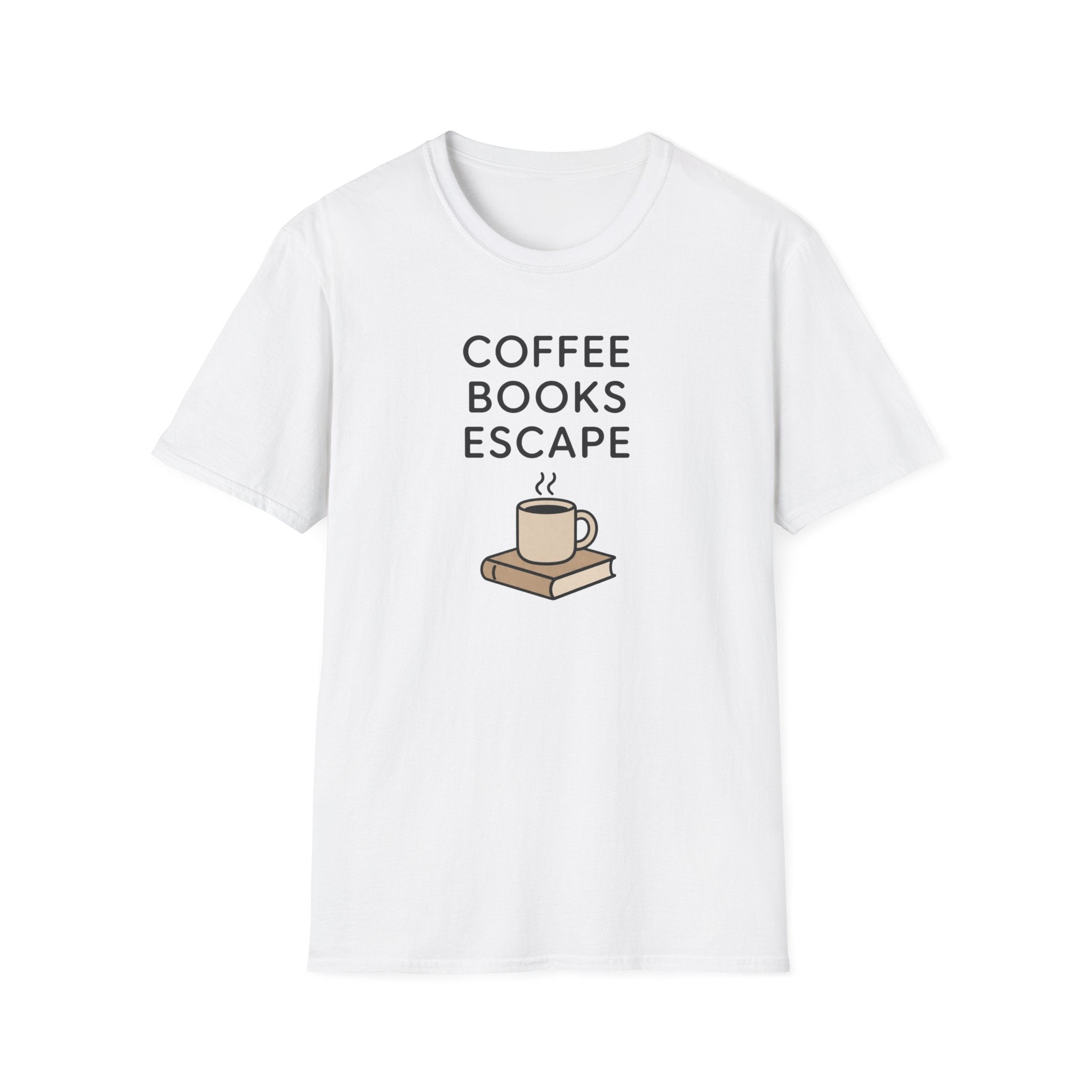 Coffee Books Escape T Shirt