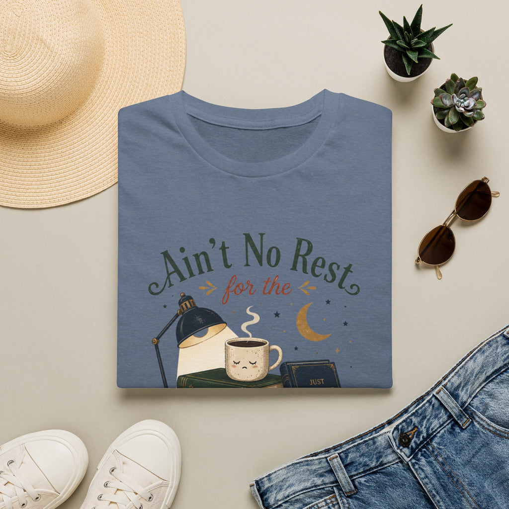 No Rest For The Bookish T Shirt