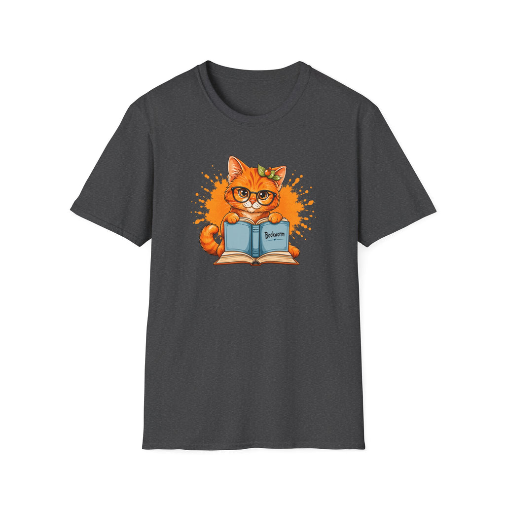 Bookworm Cat T Shirt