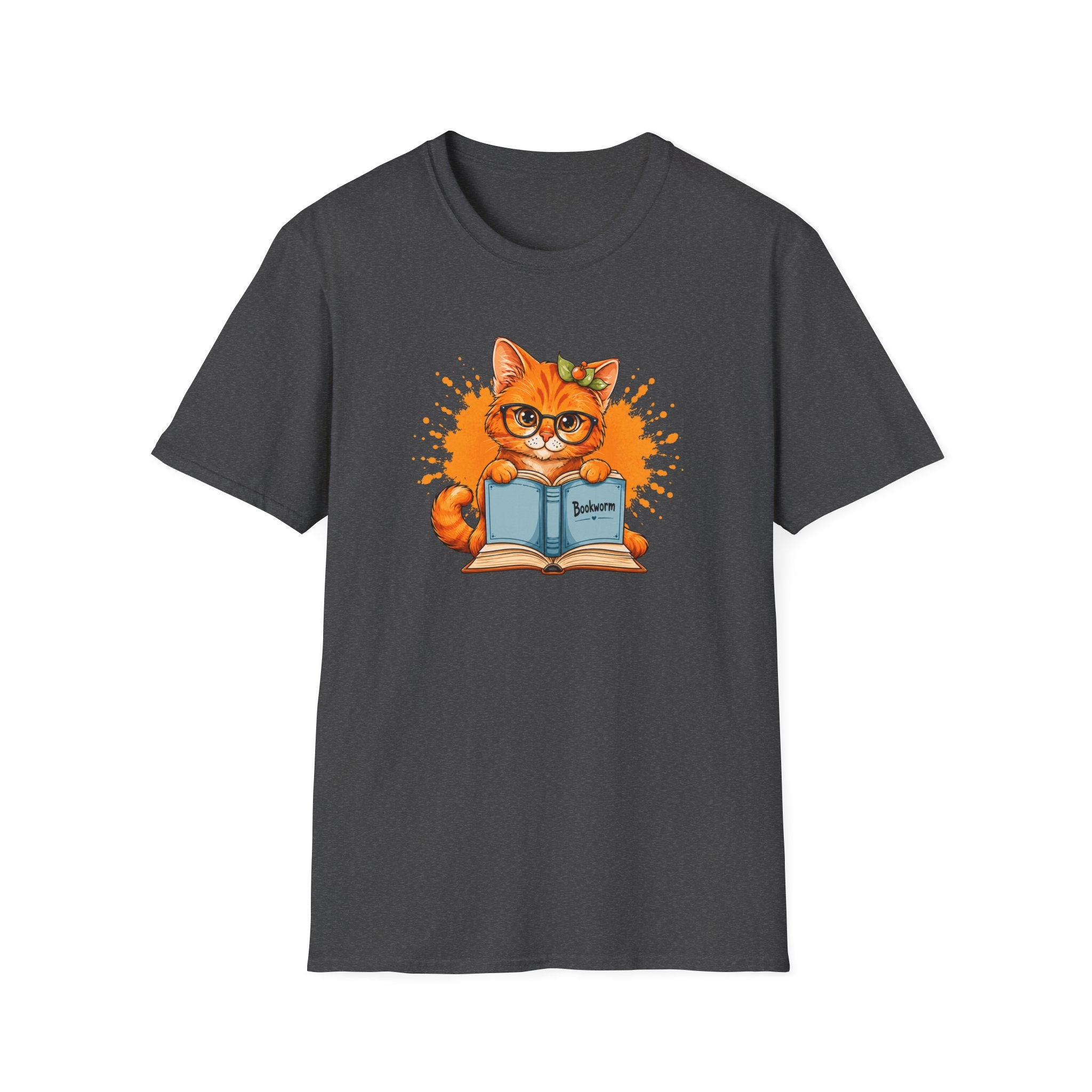 Bookworm Cat T Shirt