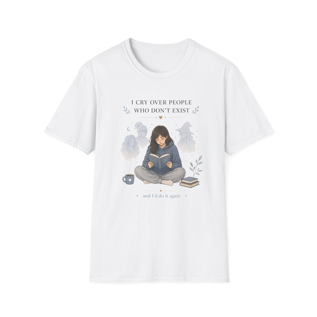 Girl Crying Over A Book T Shirt