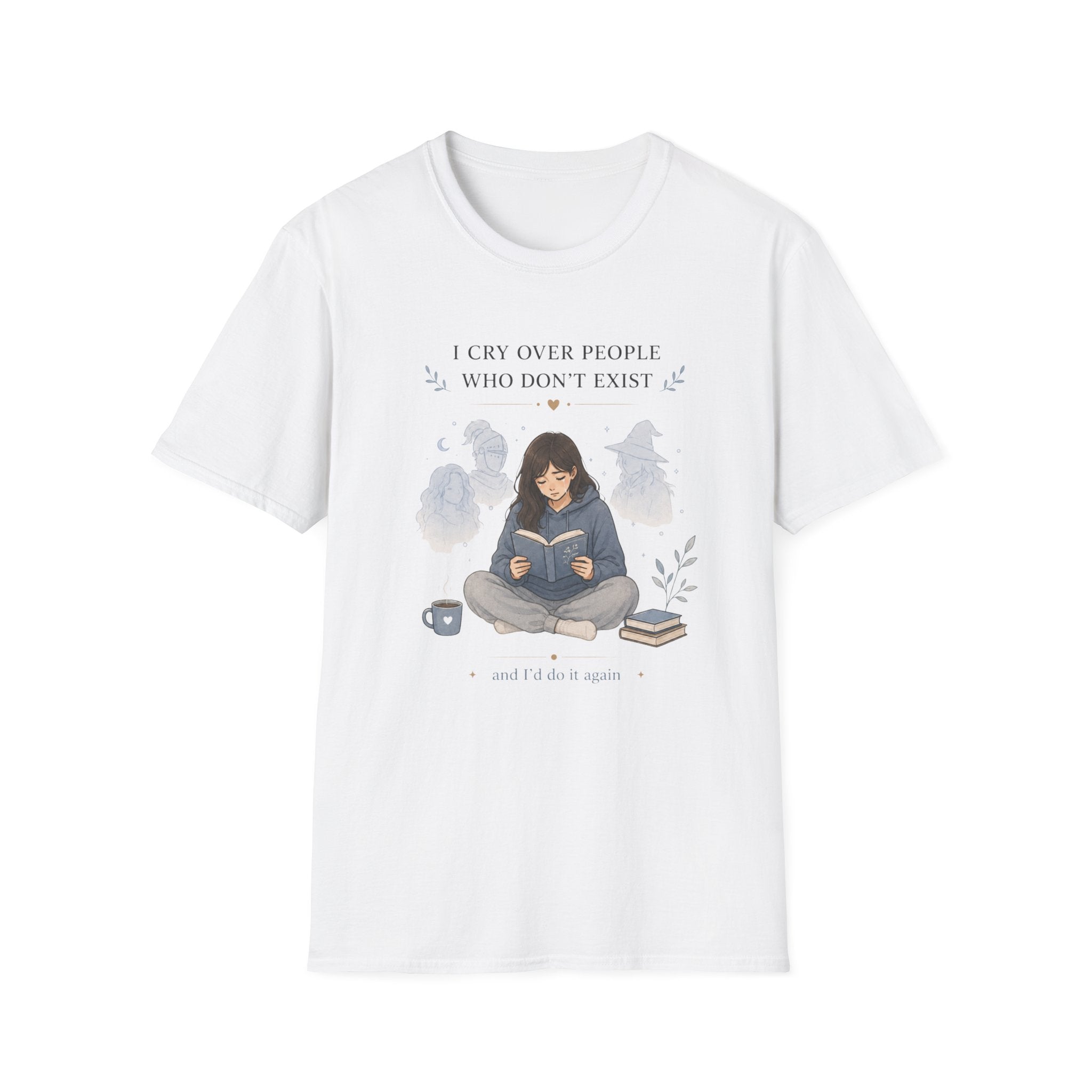 Girl Crying Over A Book T Shirt