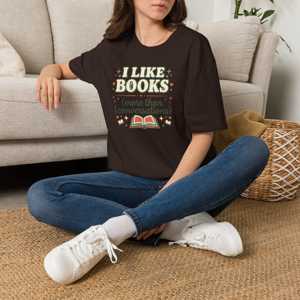 I Like Books T Shirt