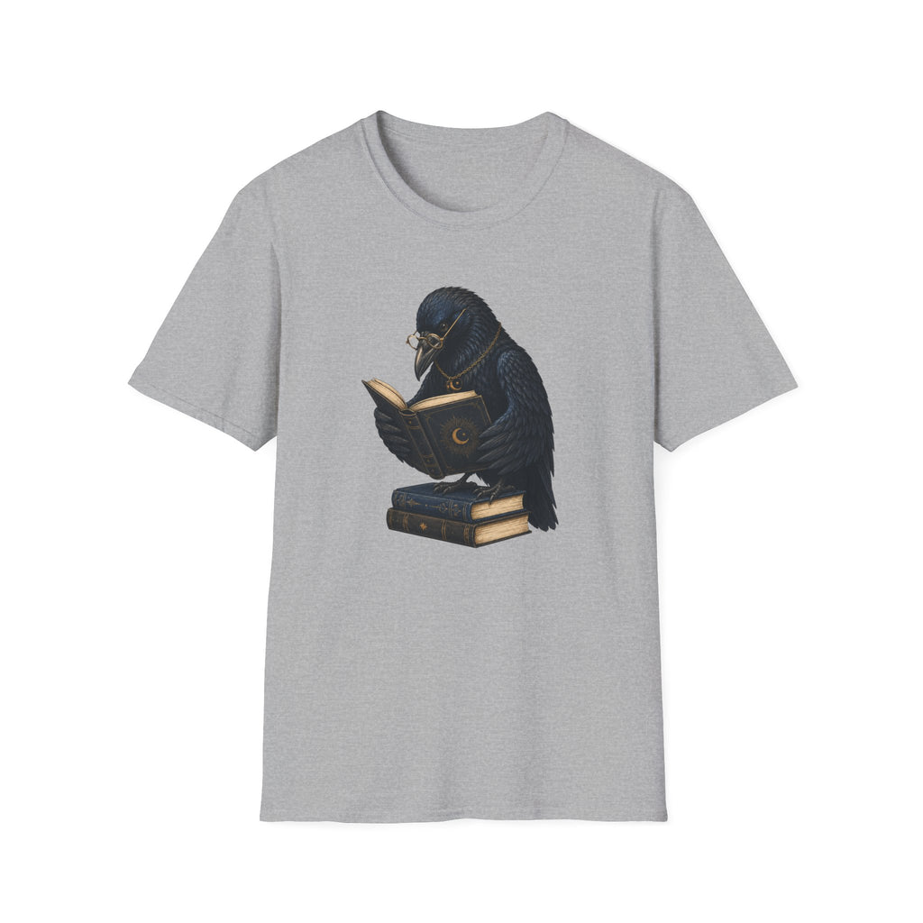Crow Reading T Shirt