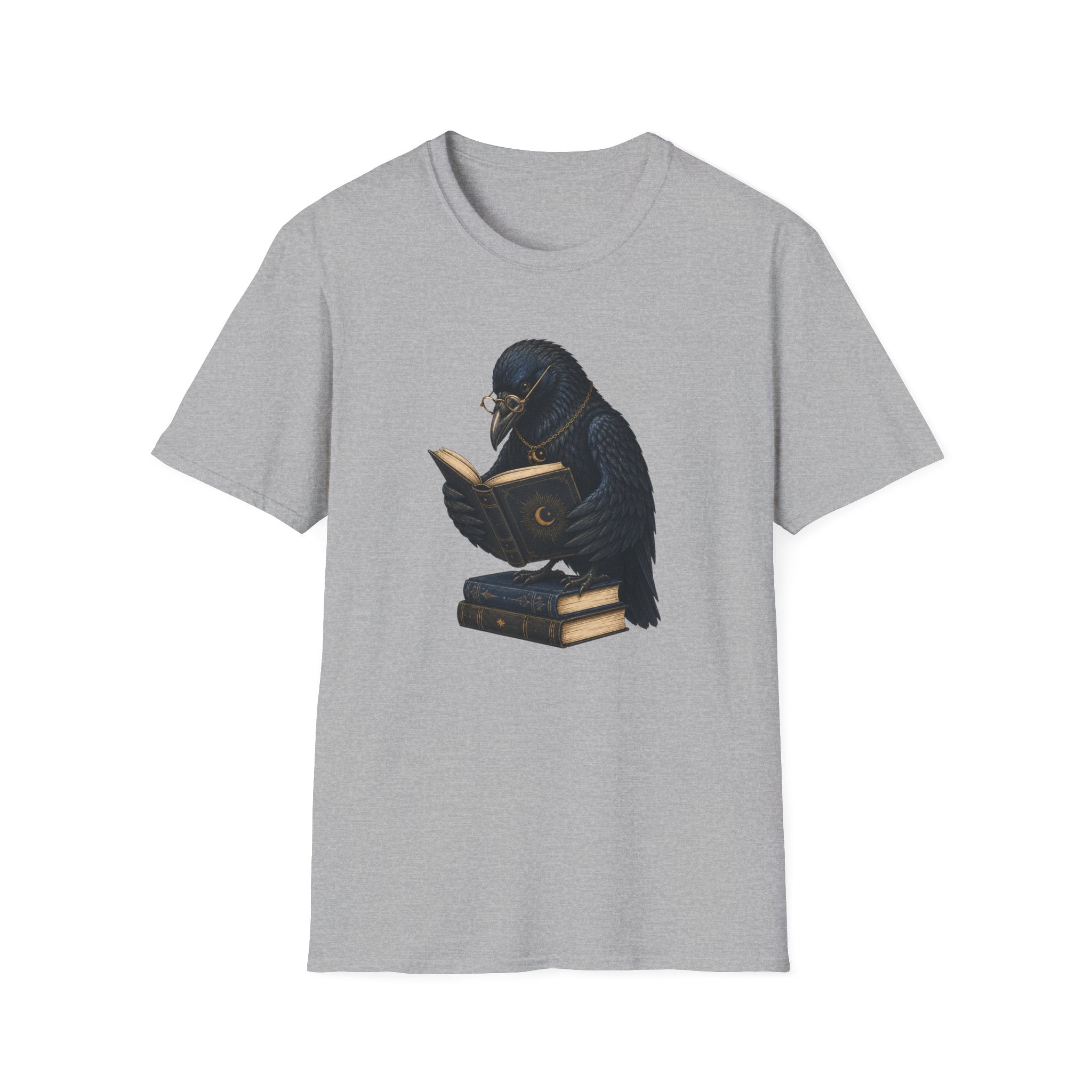 Crow Reading T Shirt