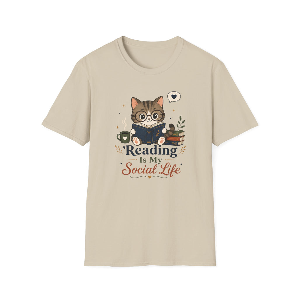 Reading Is My Social Life T Shirt