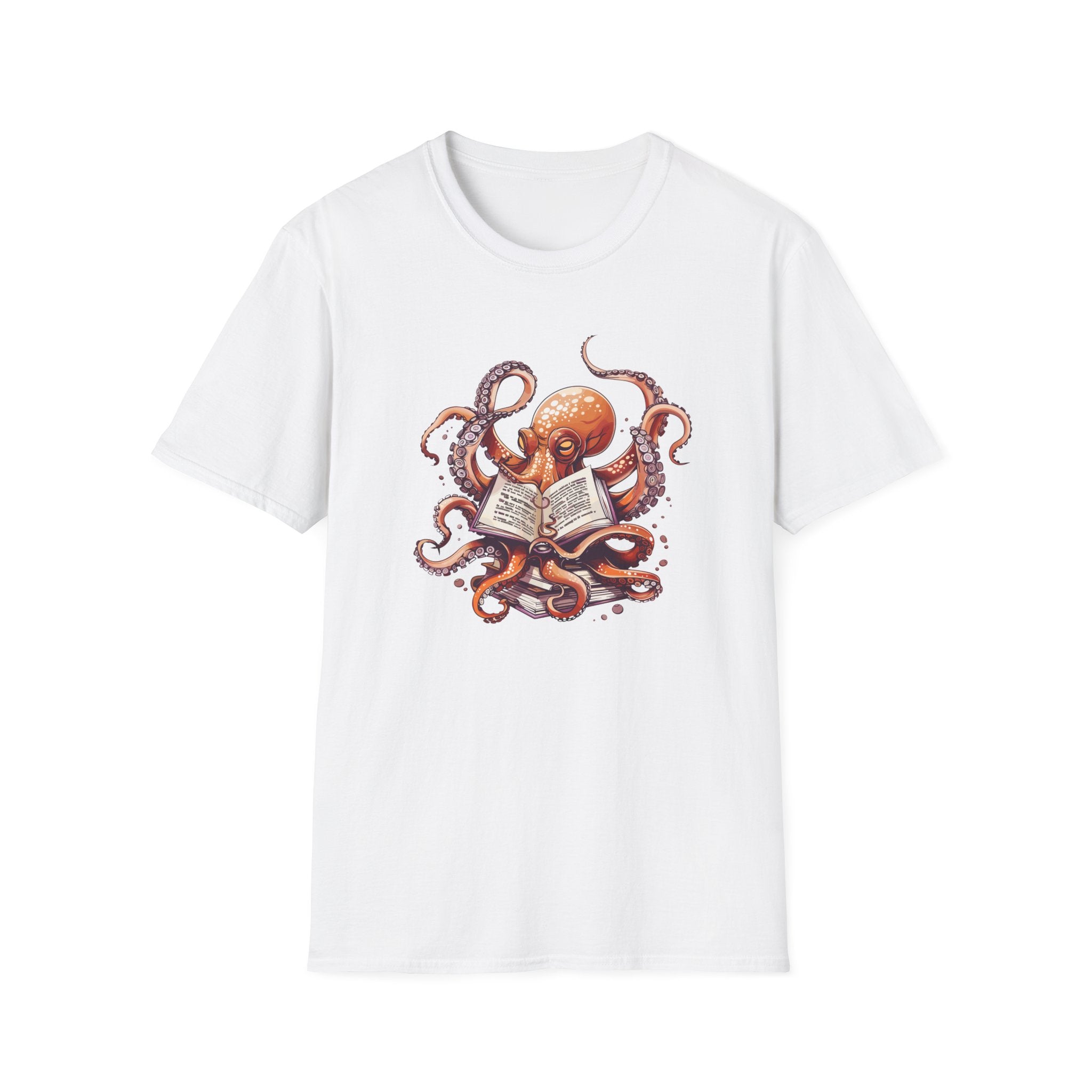 Reading Octopus T Shirt