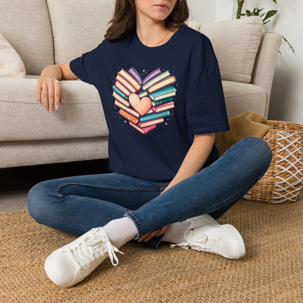 Heart Shape Book T Shirt