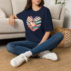 Heart Shape Book T Shirt