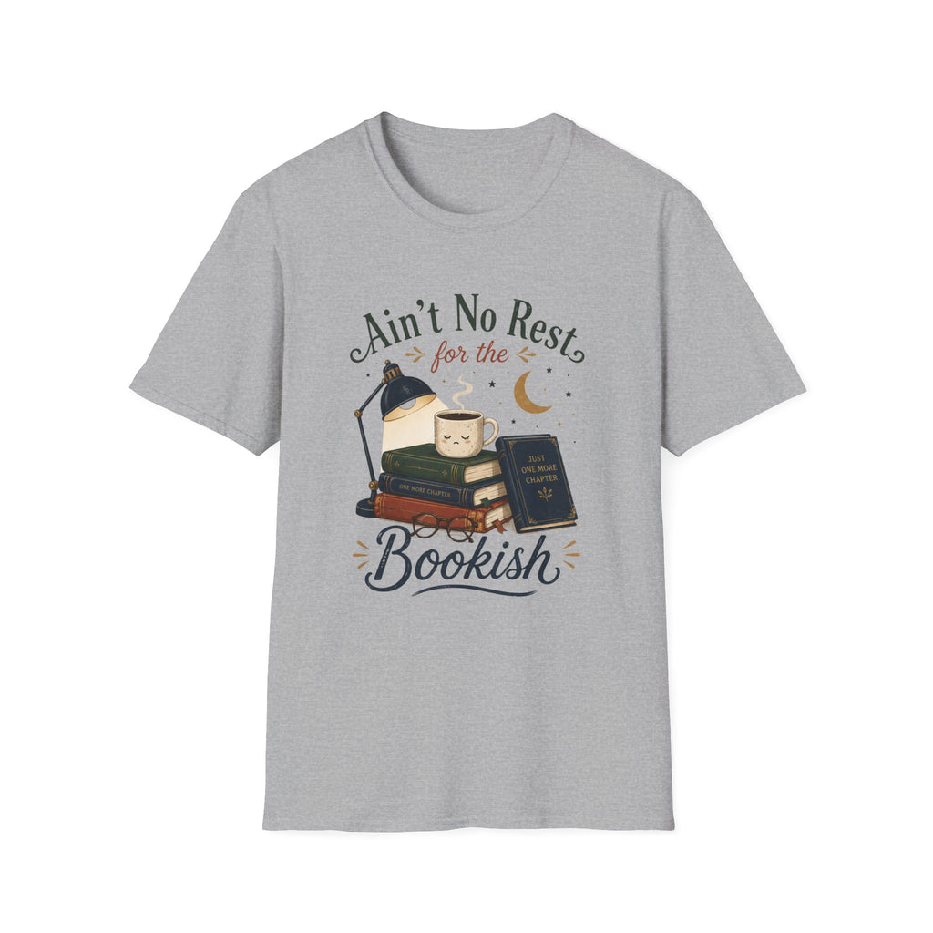No Rest For The Bookish T Shirt
