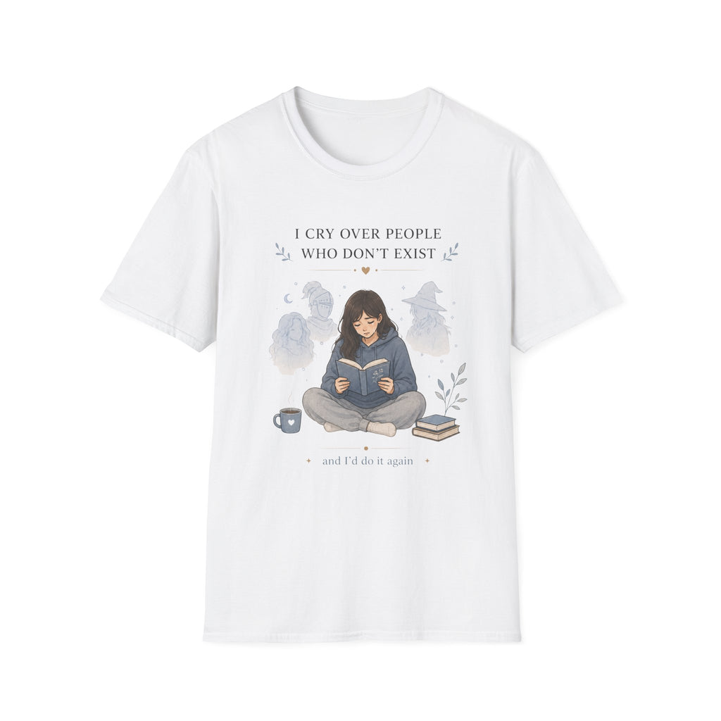 Girl Crying Over A Book T Shirt