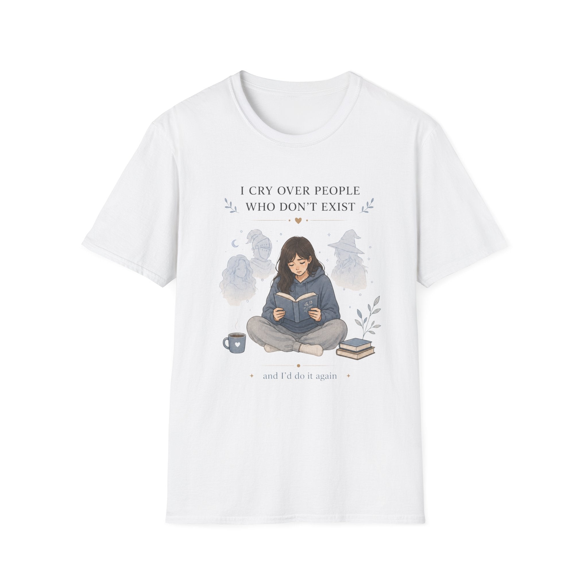 Girl Crying Over A Book T Shirt