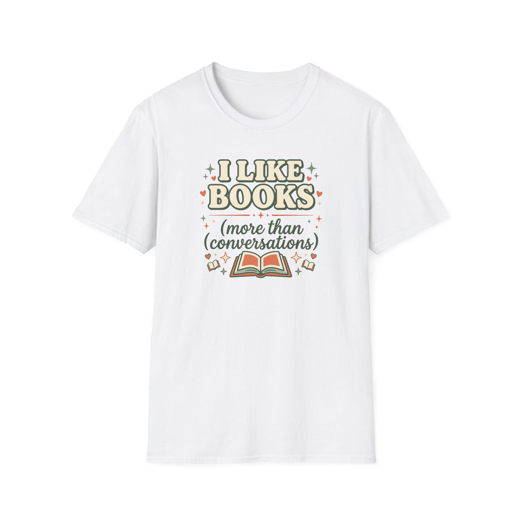 I Like Books T Shirt