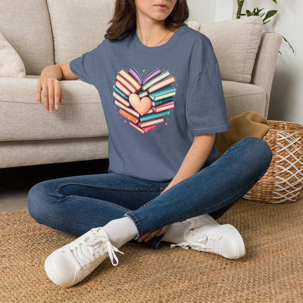 Heart Shape Book T Shirt