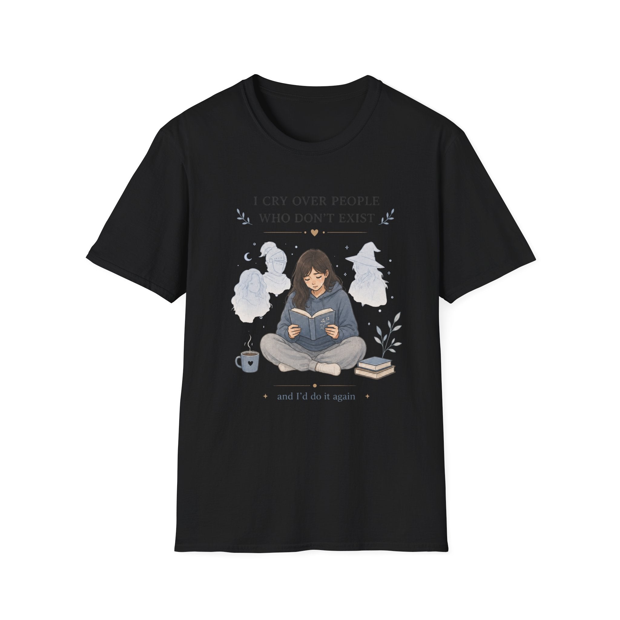 Girl Crying Over A Book T Shirt