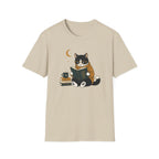 Smart Cat Reading T Shirt