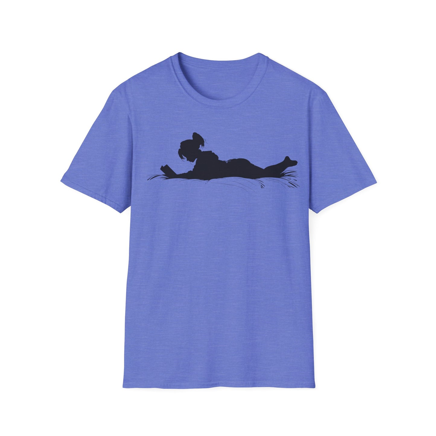 A Silhouette Of A Reading Girl Graphic T Shirt