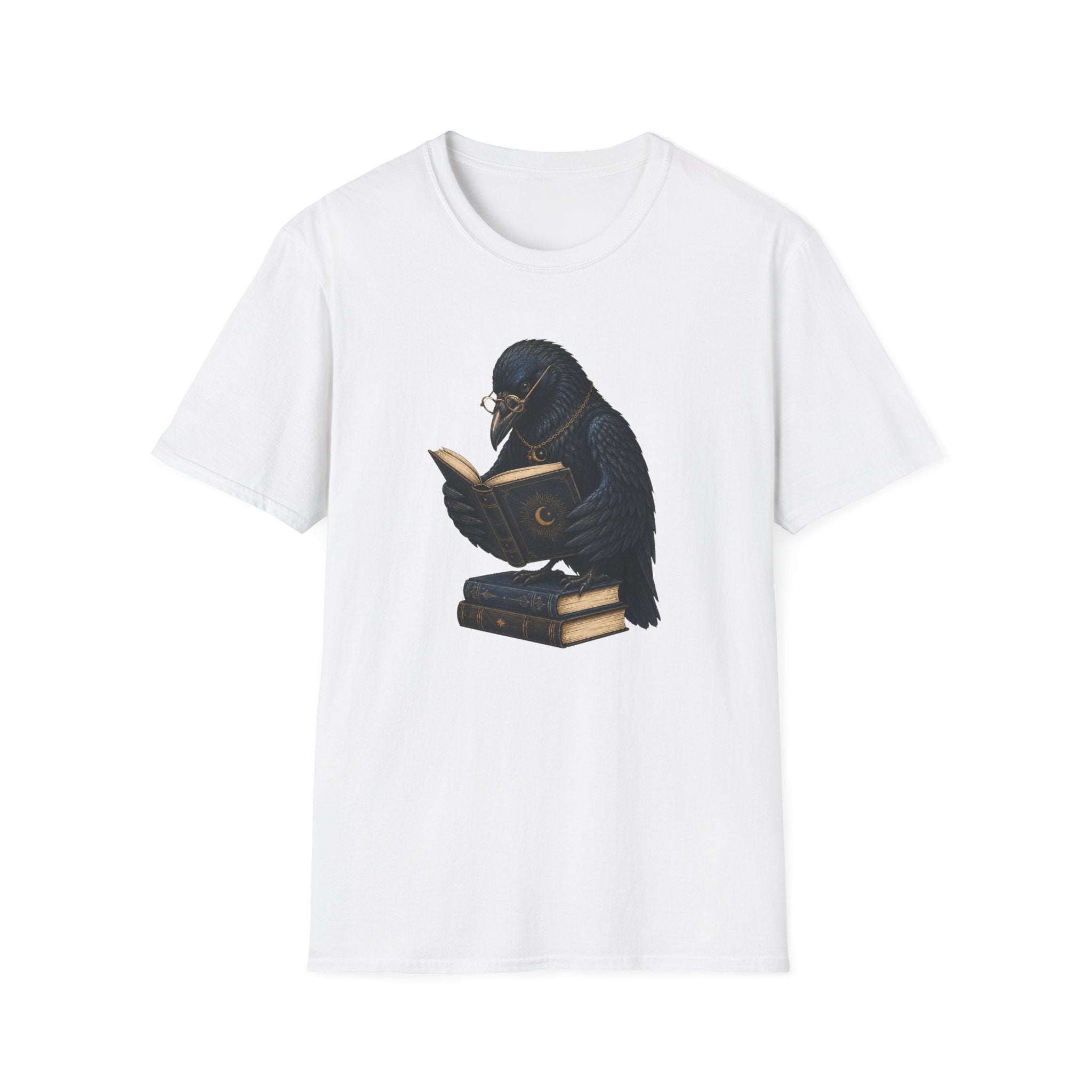 Crow Reading T Shirt