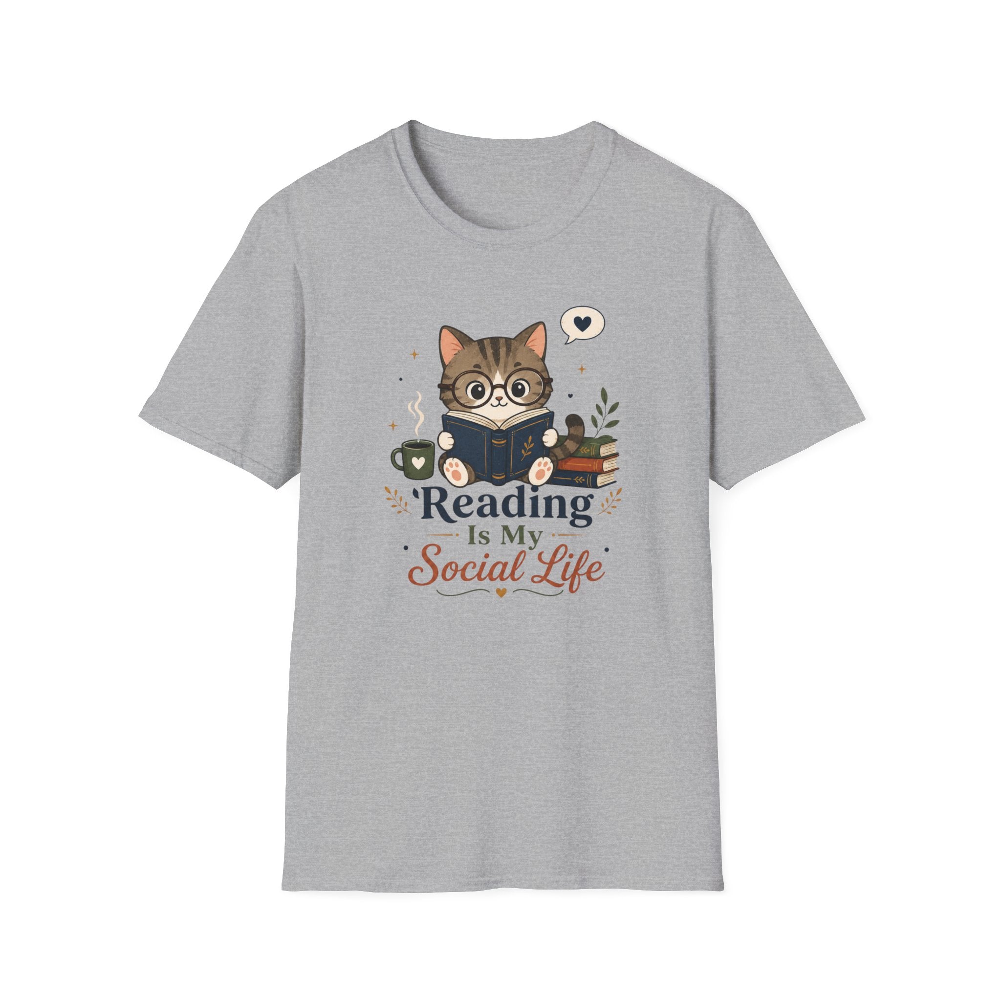 Reading Is My Social Life T Shirt