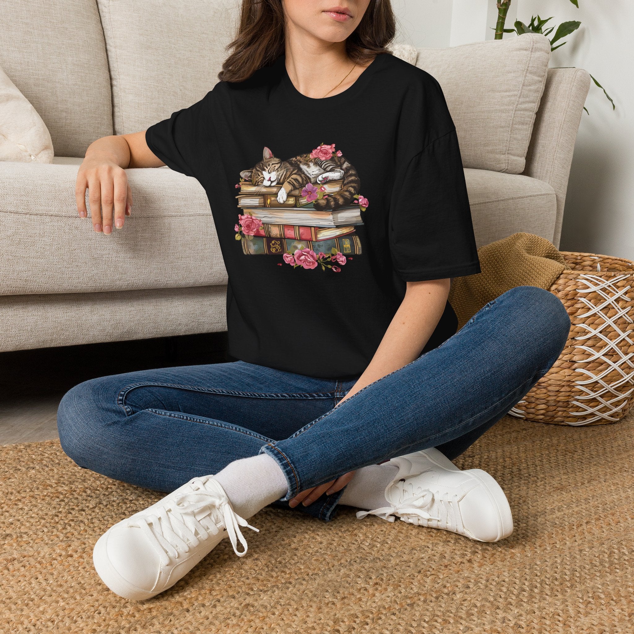 Sleeping Cat T Shirt