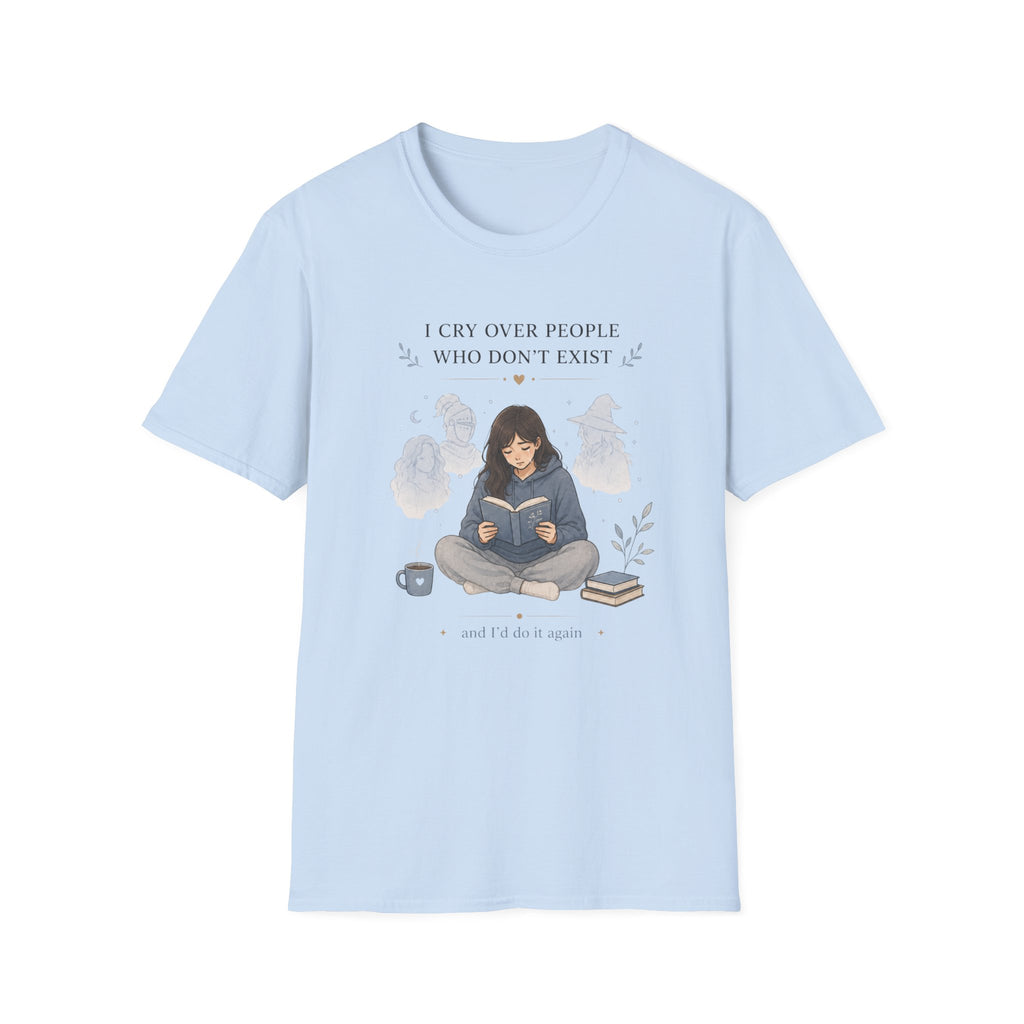 Girl Crying Over A Book T Shirt