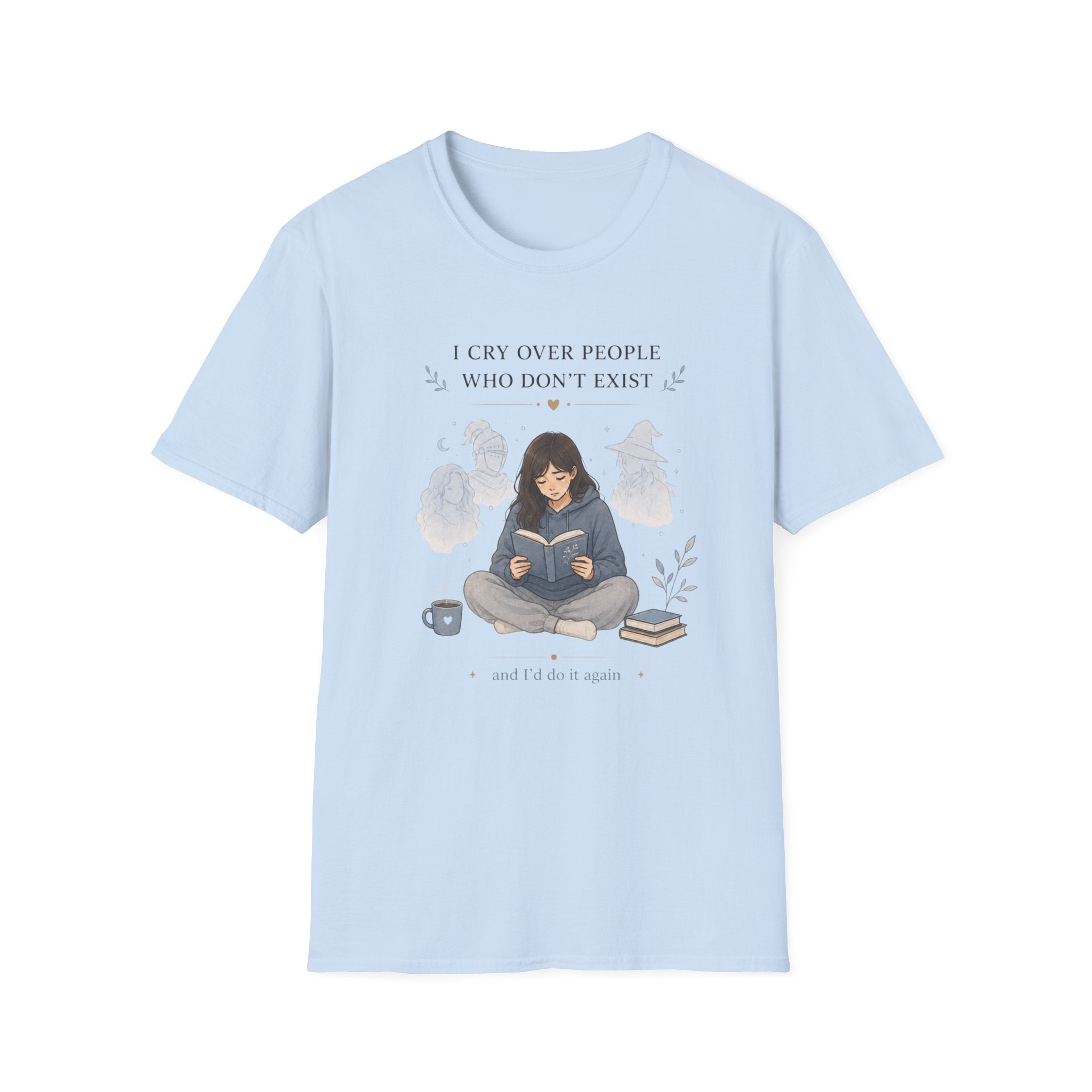 Girl Crying Over A Book T Shirt