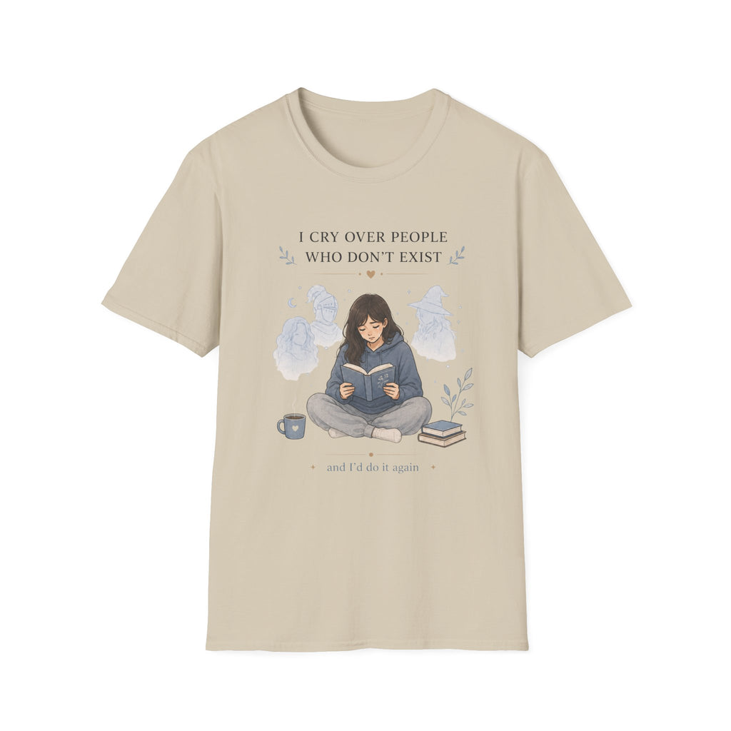 Girl Crying Over A Book T Shirt