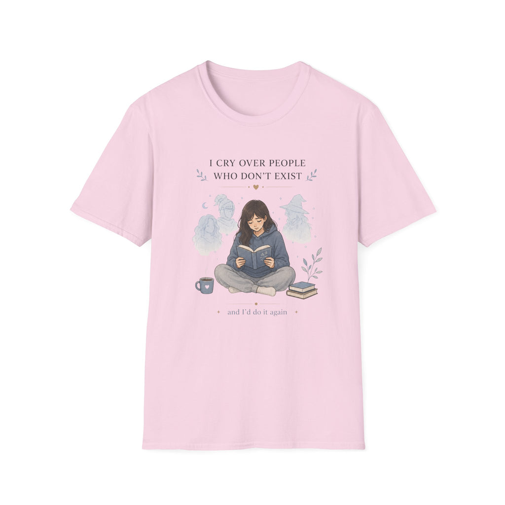 Girl Crying Over A Book T Shirt