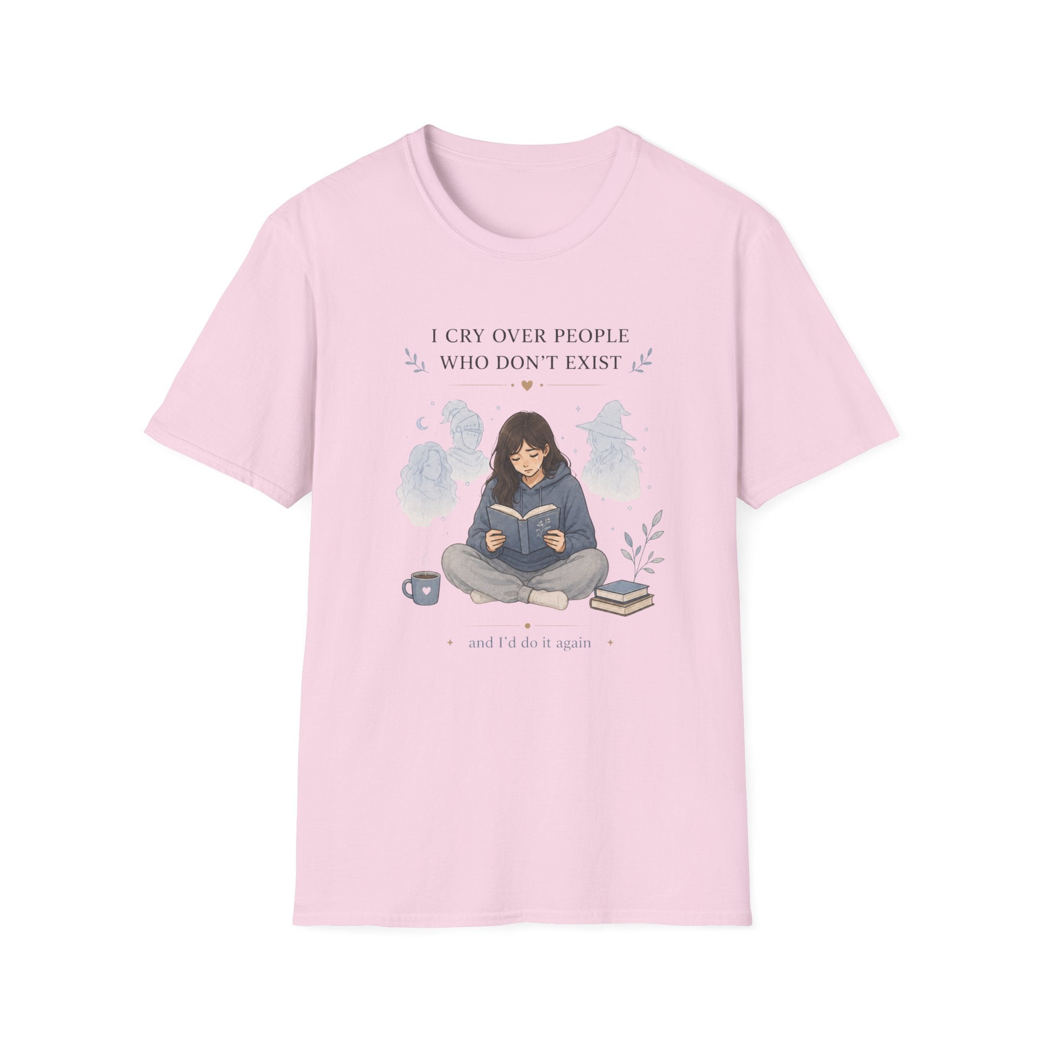 Girl Crying Over A Book T Shirt