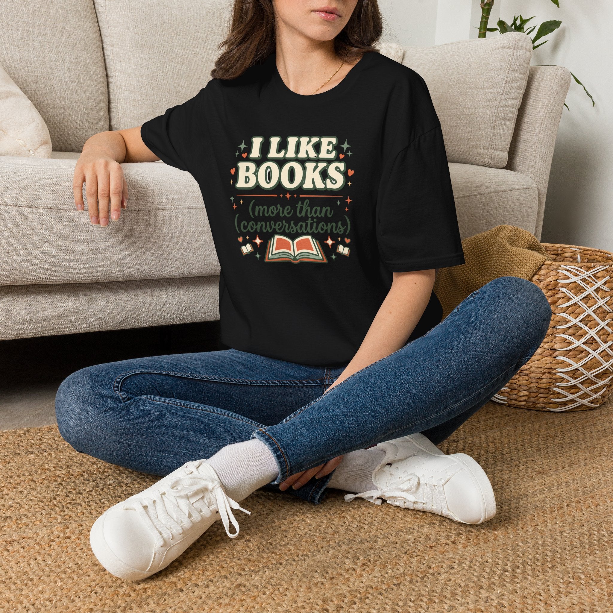 I Like Books T Shirt