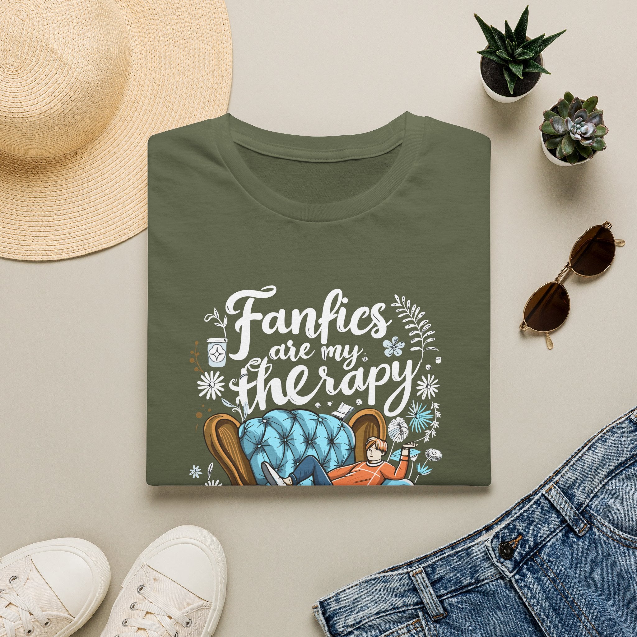 Fanfics Are My Therapy T Shirt
